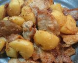 新じゃがと豚肉の味噌にんにく炒め作り方7写真