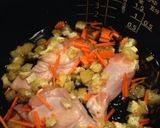 簡単★手羽元とひじきの炊き込みご飯作り方3写真