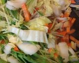 超簡単 白菜根菜入五色野菜のごまあえ作り方1写真