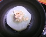 ふろふき大根に　ひき肉のあんかけ作り方5写真