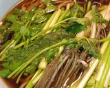 せり蕎麦（根っこ付き）作り方5写真