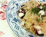 ニンニク香る♪たこペペロンチーノ☆焼き飯作り方4写真