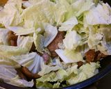 白菜と豚肉の炒め作り方4写真