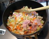 お野菜たっぷり甘麹押し麦スープ作り方5写真