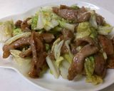 白菜と豚肉の炒め作り方6写真