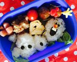 オラフ弁当作り方1写真