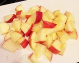 大人の林檎と紅茶入り豆腐ケーキ♡作り方2写真