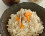 ボリュームたっぷりかしわ飯作り方5写真