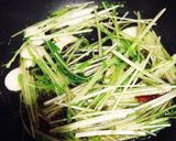 しらすと水菜の和風ペペロンチーノ作り方4写真