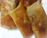超簡単きのこと鶏肉のヘルシー春巻作り方6写真