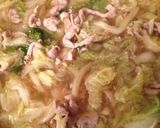 トロトロ白菜と豚肉の絶品うどん鍋作り方12写真