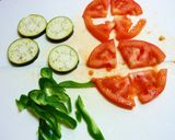 ✿トースターでチキンのピザ風✿作り方3写真