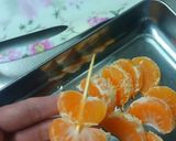 酸っぱいミカンをミカン飴♪作り方1写真