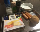 贅沢カマンベールでウィンナーポテト作り方1写真