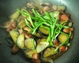醤油香る!ソーセージと茄子の和風パスタ作り方4写真