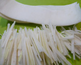 大根皮の炒めたん作り方1写真