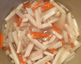 大根と里芋の煮物（いりごき）作り方3写真