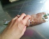 胸肉で♪巻き巻きマスタード・チキン作り方5写真