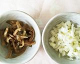 簡単！副菜！チンゲン菜の搾菜肉あんかけ作り方1写真