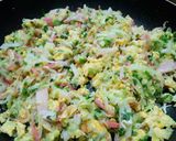お好み焼き風炒飯作り方5写真