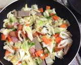 具だくさん焼きうどん✨作り方2写真
