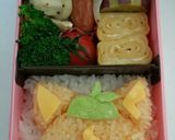 キャラ弁★☆妖怪ウォッチ ミカンニャン作り方1写真