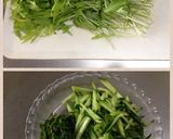 水菜ともやしのナムル作り方1写真