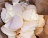 絶品！しっとり美味しい♡柿とカブのなます作り方1写真