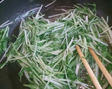 水菜の卵とじ作り方2写真