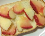 食感Ｗ❀りんごと胡桃の蜂蜜チーズトースト作り方4写真