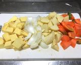 簡単☆野菜だけのシチューさつまいも入り作り方1写真