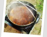 キャンプの定番！煮込みハンバーグ作り方4写真