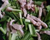 簡単！豚と小松菜のニンニク味噌炒め作り方6写真