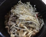 絶賛簡単豚肉豆腐&きのこすき焼き風鍋作り方3写真