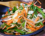 ハツの入った野菜炒め作り方6写真