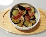 なすとベーコンのココットカマン作り方3写真