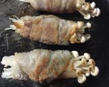 豚バラえのき＊大葉巻き＊作り方7写真