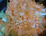 にんじん麺と豚肉と白菜の炒め物作り方6写真
