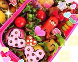 ハート海苔巻き♡キャラ弁 簡単 おにぎり作り方3写真