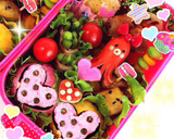 ハート海苔巻き♡キャラ弁 簡単 おにぎり作り方3写真