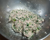 ひき肉とチーズとほうれん草の巾着作り方3写真