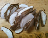 簡単 きくらげ ニラ 椎茸の 中華スープ作り方2写真