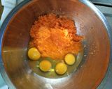 小松菜とにんじんのお好み焼き作り方2写真
