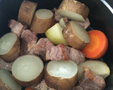 豚肉とヤーコンの旨旨煮 オーブンで！作り方2写真