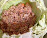キャベツでキャベツ ひき肉包み〜作り方4写真