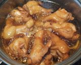 超簡単♪鶏手羽のオレンジ醤油煮込み作り方7写真