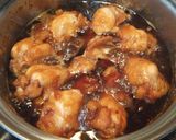 超簡単♪鶏手羽のオレンジ醤油煮込み作り方8写真