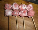 野菜を巻いて！肉巻フライ作り方3写真