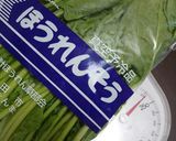 簡単＊ほうれん草としらすの炒め物作り方1写真