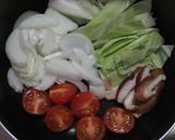 キャベツのカレー風味ミネストローネ風作り方1写真